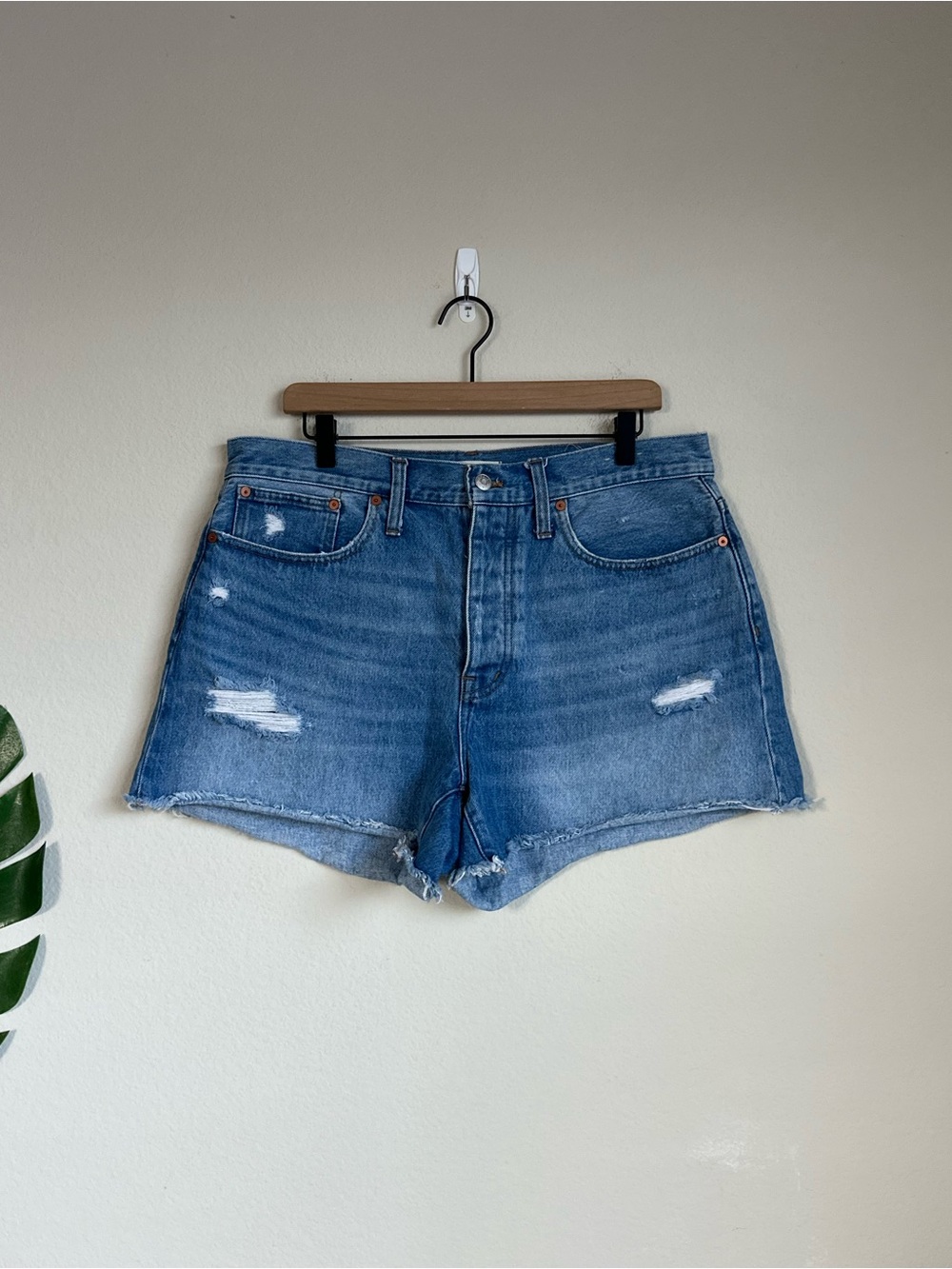 Madewell Curvy Relaxed Denim Shorts